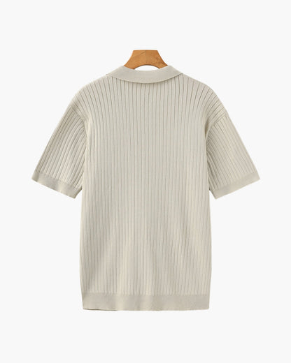 Premium Ribbed Polo Shirt
