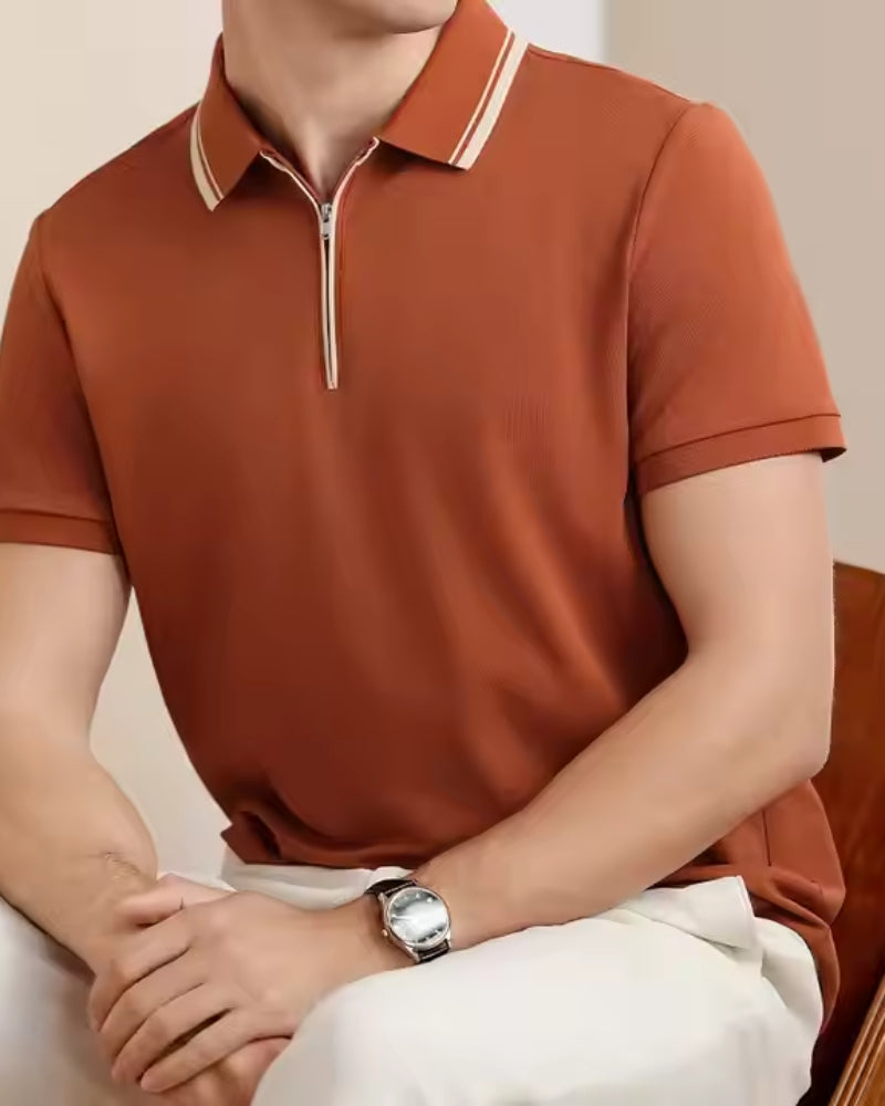 Ridgeway zip polo