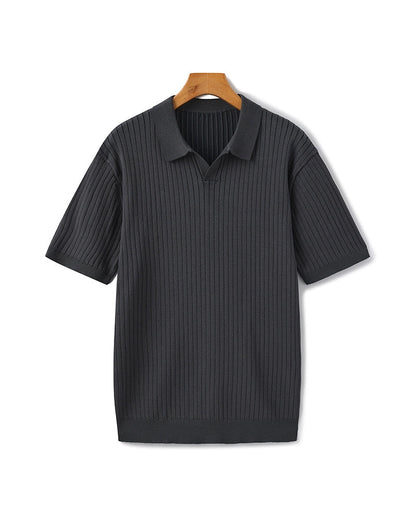 Premium Ribbed Polo Shirt