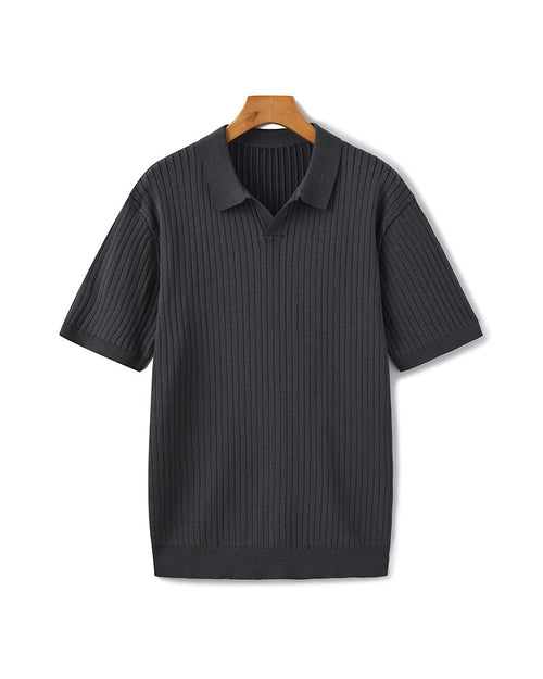 Premium Ribbed Polo Shirt