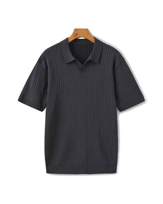 Premium Ribbed Polo Shirt