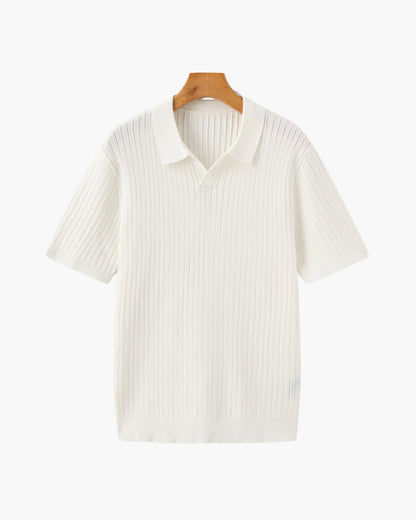 Premium Ribbed Polo Shirt