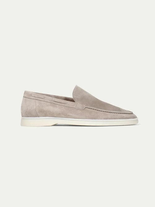 Classic Suède Loafer Light Grey