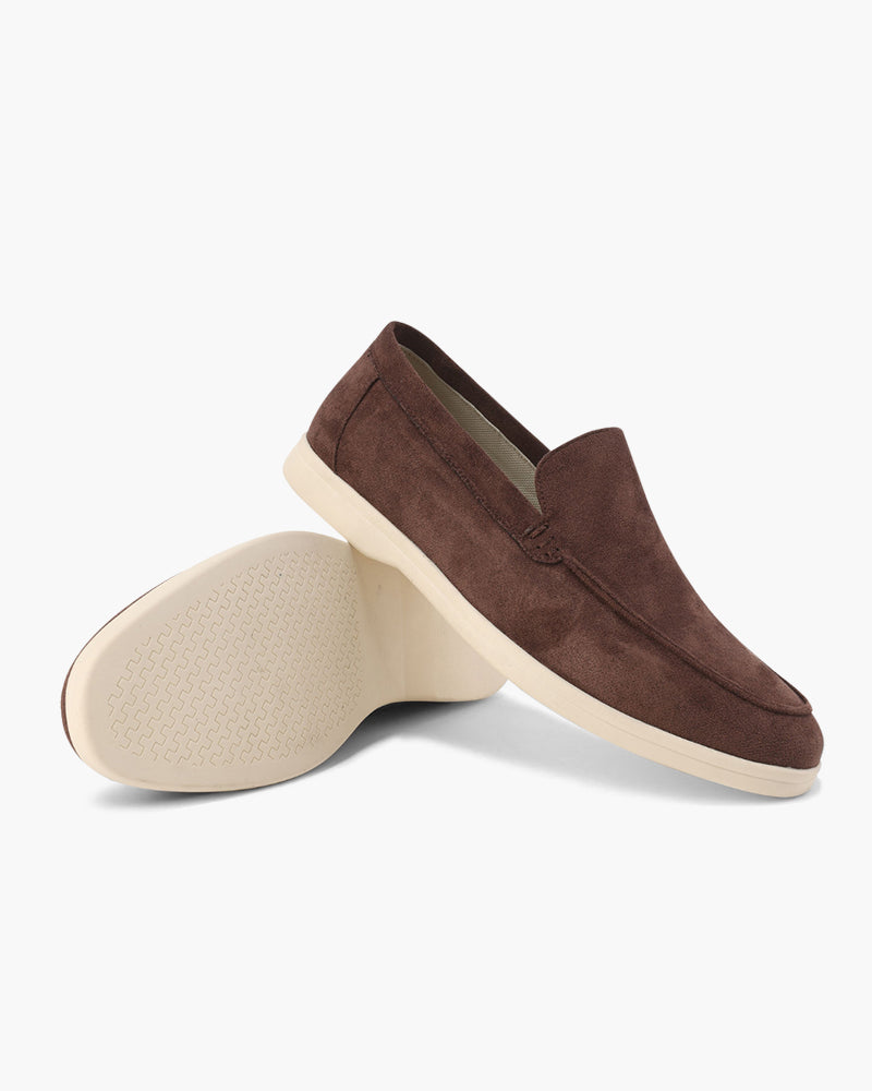 Suede loafers