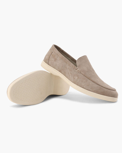 Suede loafers
