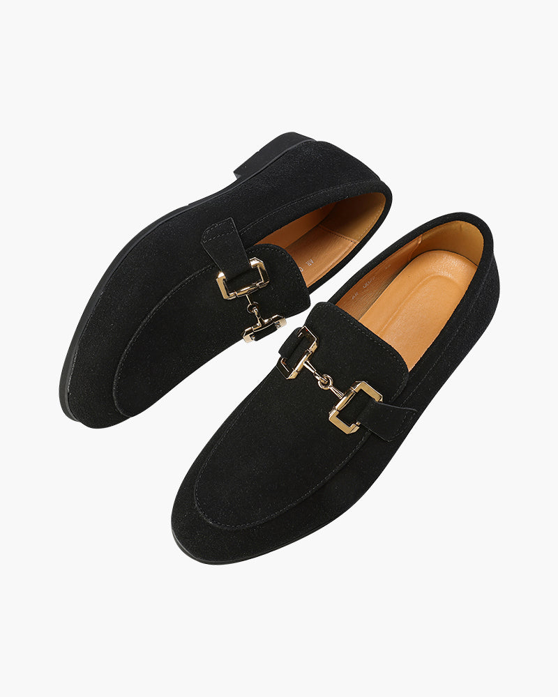 Luxury suede moccasins