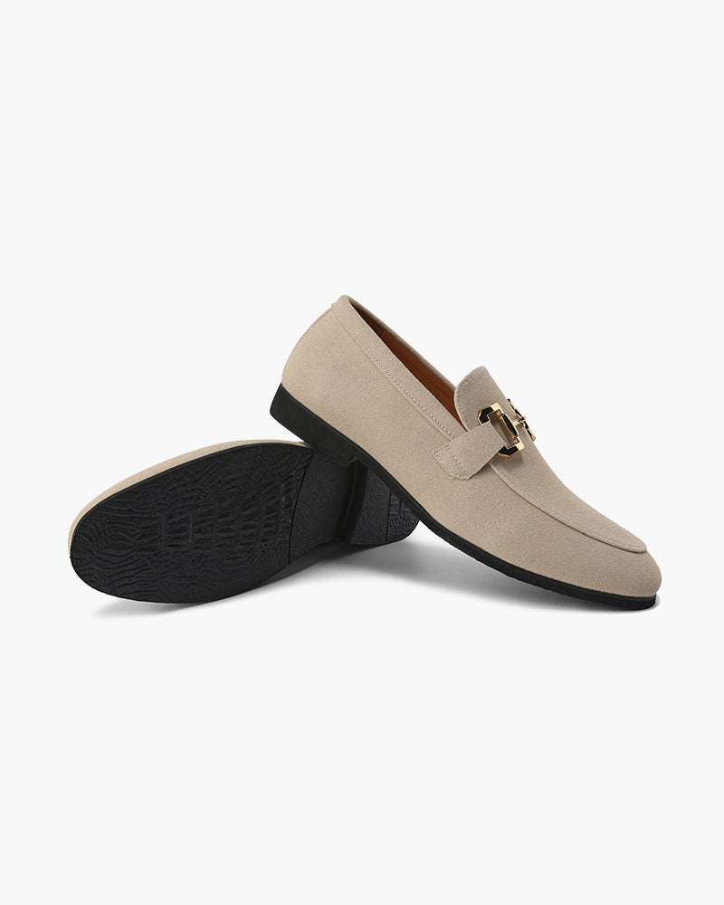 Luxury suede moccasins