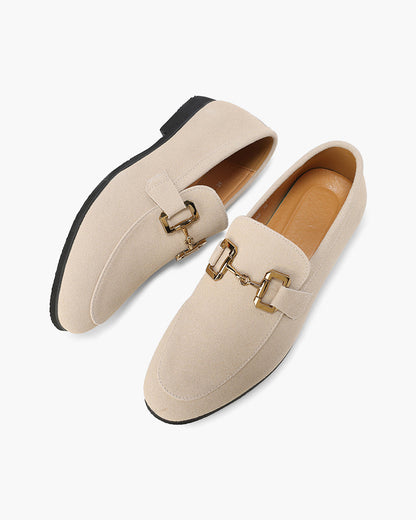 Luxury suede moccasins
