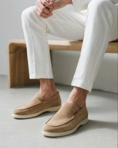 Suede loafers