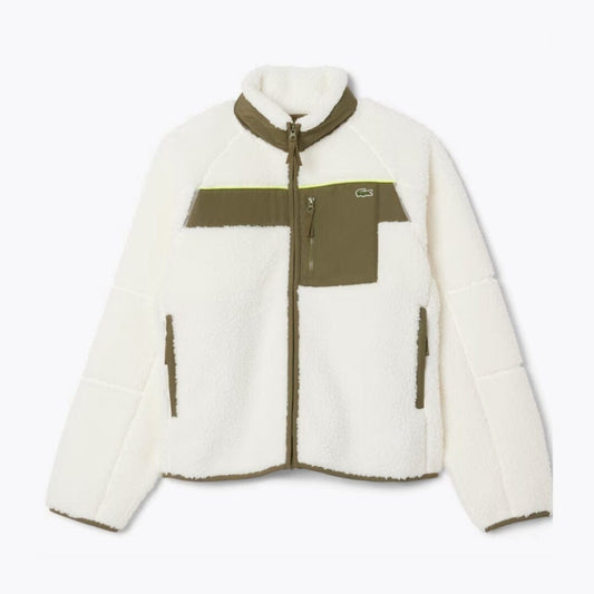 LC - Colour-Block Sherpa Fleece Jacket