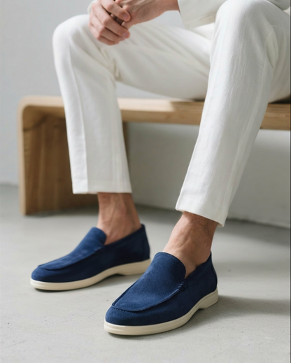 Suede loafers