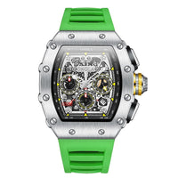 Silver / Green