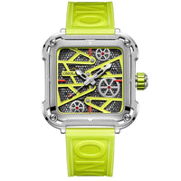 Silver / Green