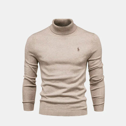 R&L - Turtleneck Wool Knit Sweater