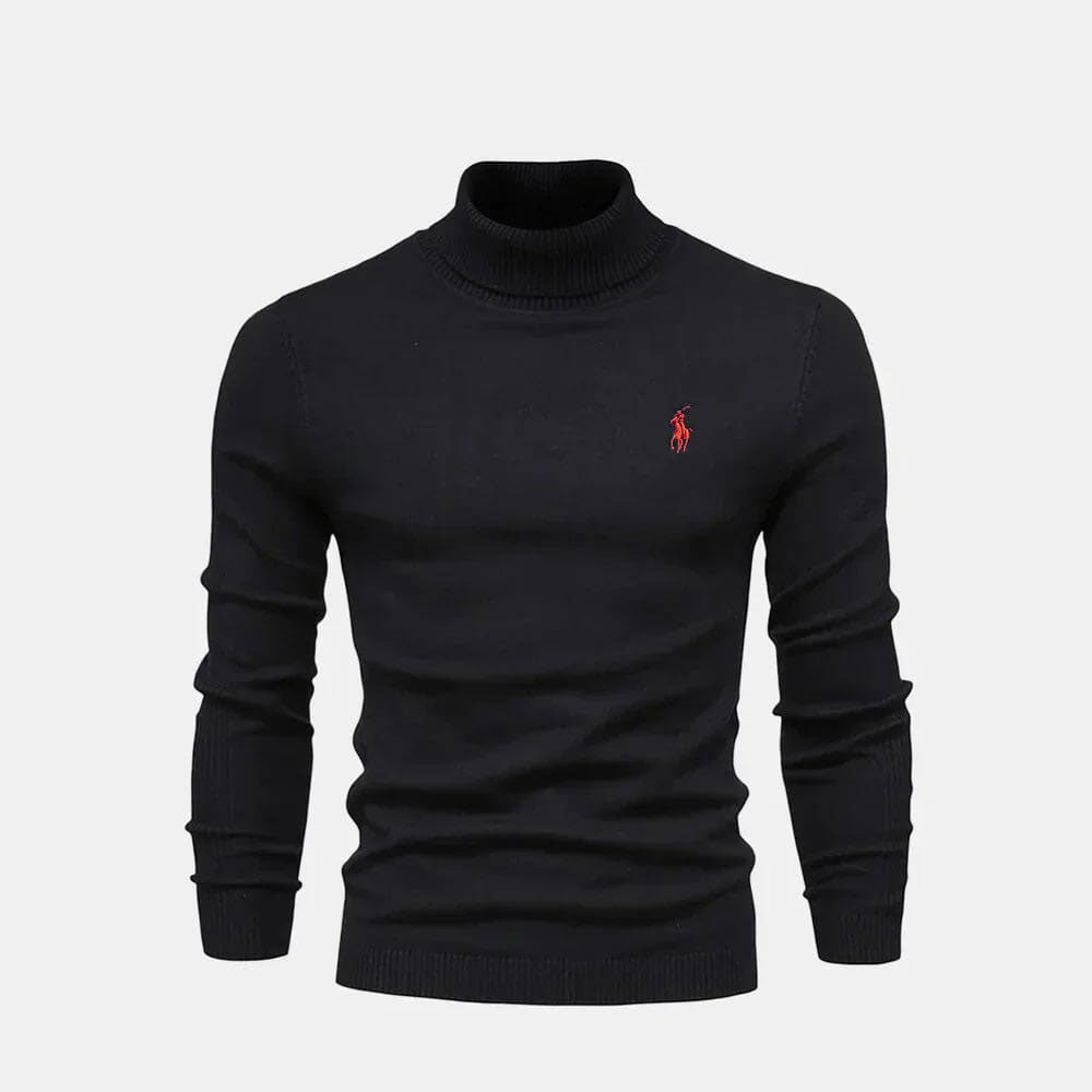 R&L - Turtleneck Wool Knit Sweater