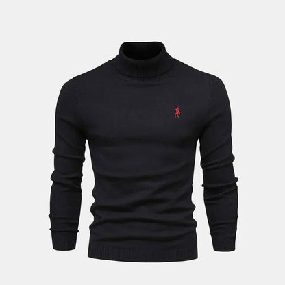 R&L - Turtleneck Wool Knit Sweater