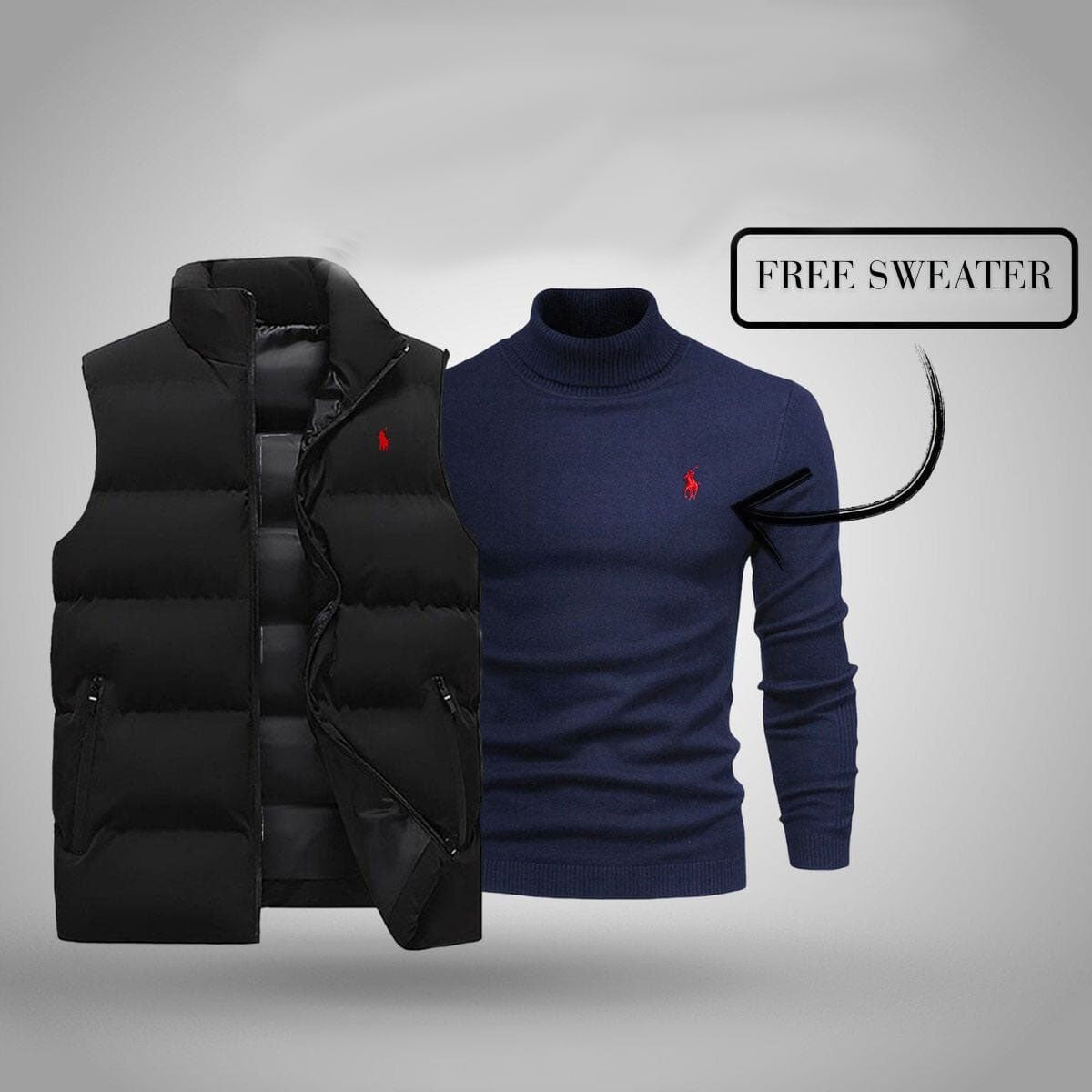R&L - Vest + Free Sweater (Clearance)