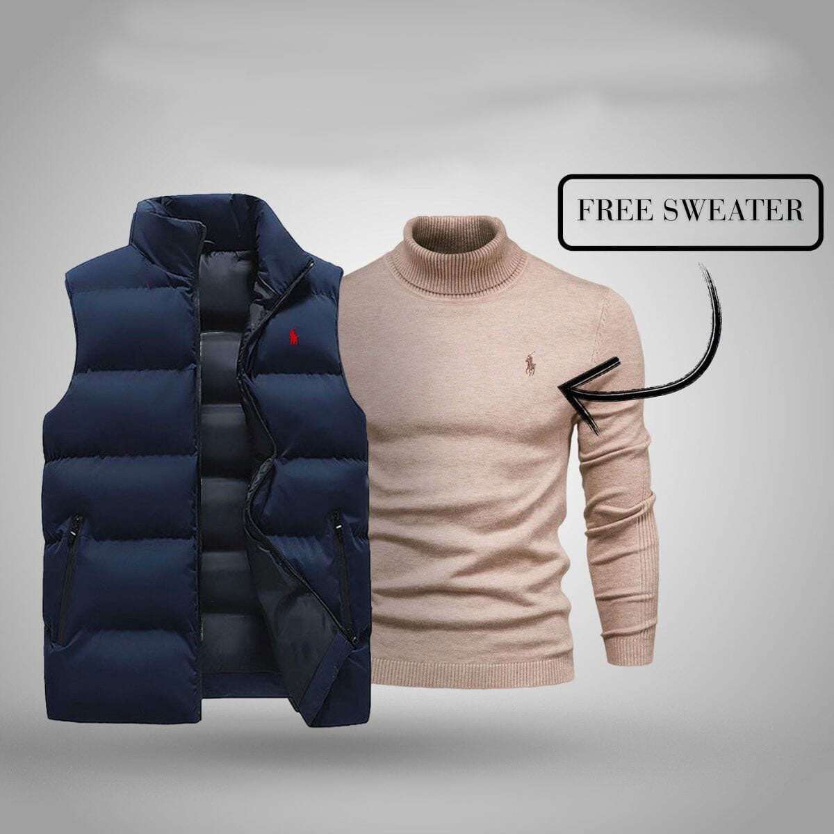 R&L - Vest + Free Sweater (Clearance)