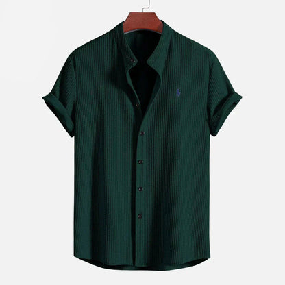 R&L - Slim Fit Ribbed Summer Shirt